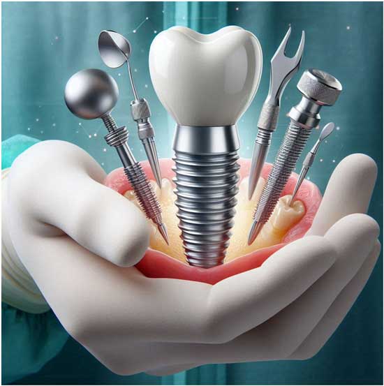 Comparação entre implantes dentários de titânio e zircônia